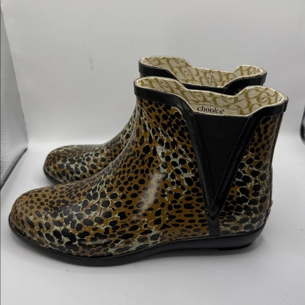 chooka boots spotty